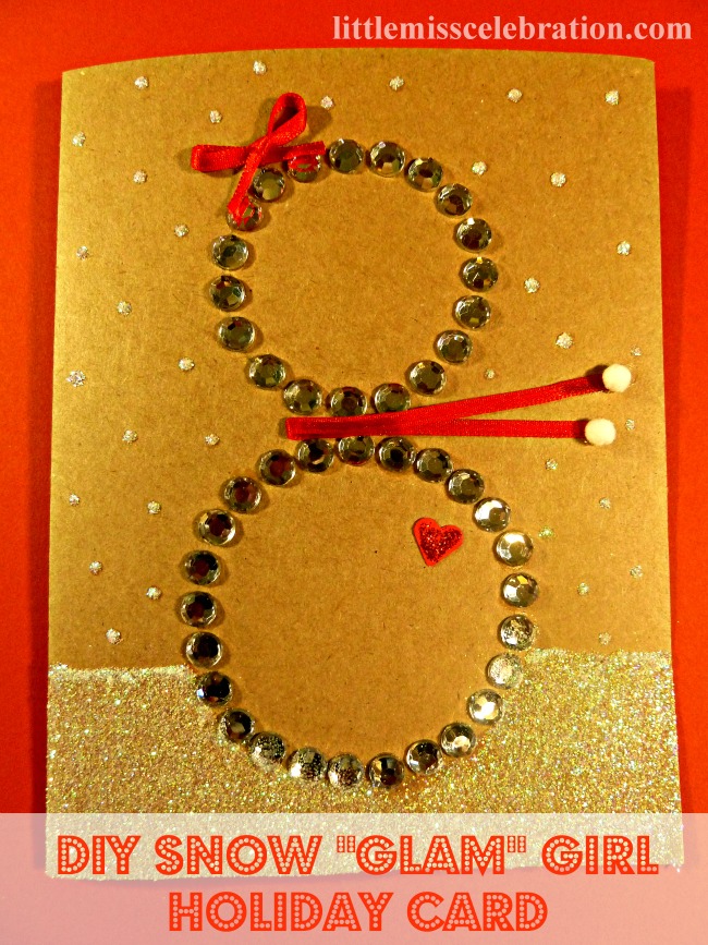Project Tutorial: Snow “Glam” Girl Card