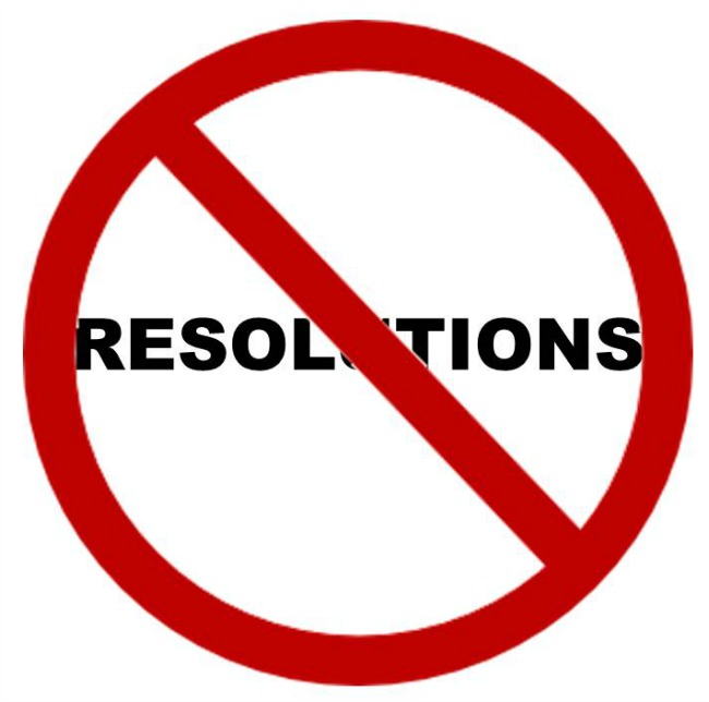 No Resolutions
