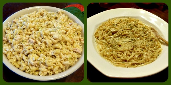 Pasta Dressed Down and Dressed Up!