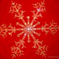 Snowflake on Red
