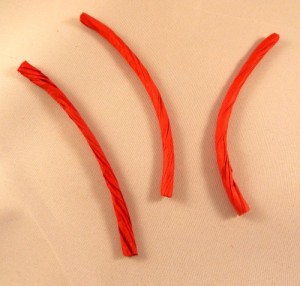 Creative twist cut into pieces for petals Creative twist cut into pieces for petals
