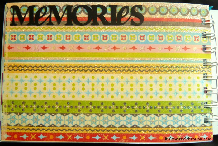 Scrapbook page memories scrapbook page