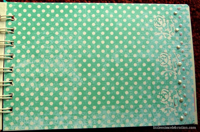 Scrapbook page roses scrapbook page