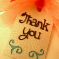 Thank you tag