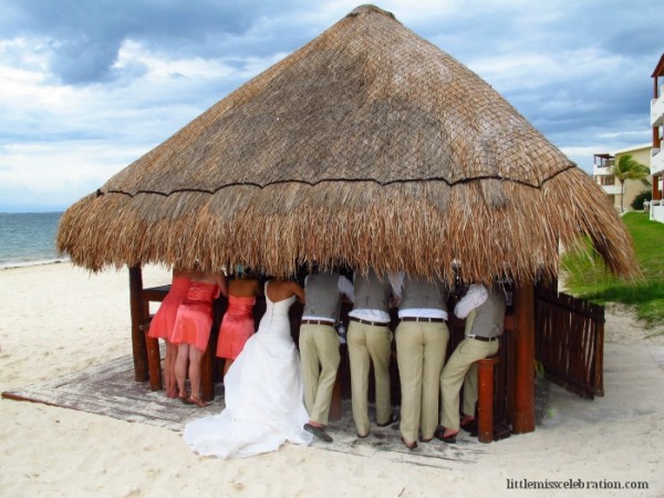 Under the hut Under the hut