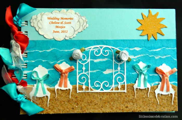 Wedding Scrapbook Favor Cover Wedding scrapbook favor