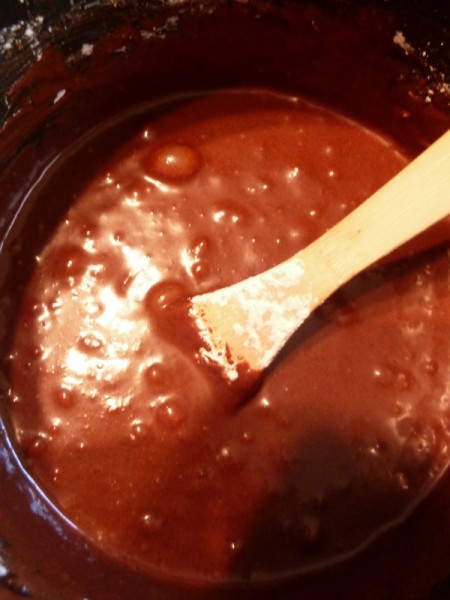 Chocolate and sugar combined