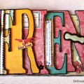 Friend Word Album, part of the Scrapbooking in a "Word" mini series at littlemisscelebration.com.