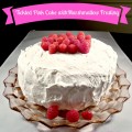 Tickled Pink Cake with Marshmallow Frosting