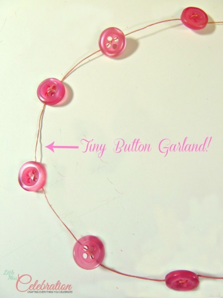 Tiny Button Garland
