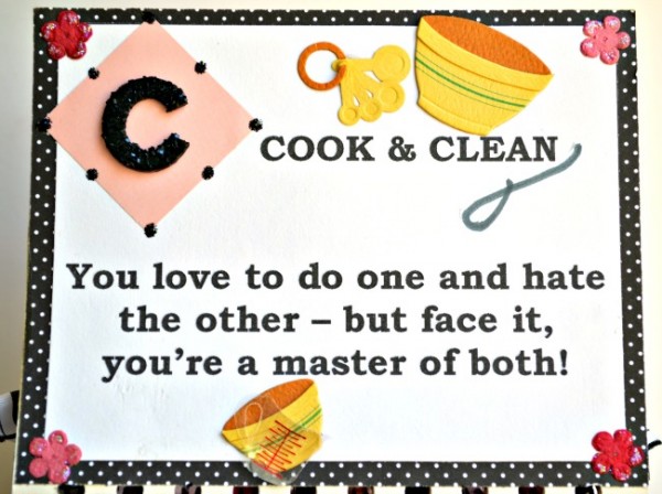 Letter C page of ABC's of Mom book at littlemisscelebration.com Letter C page of ABC's of Mom book at littlemisscelebration.com