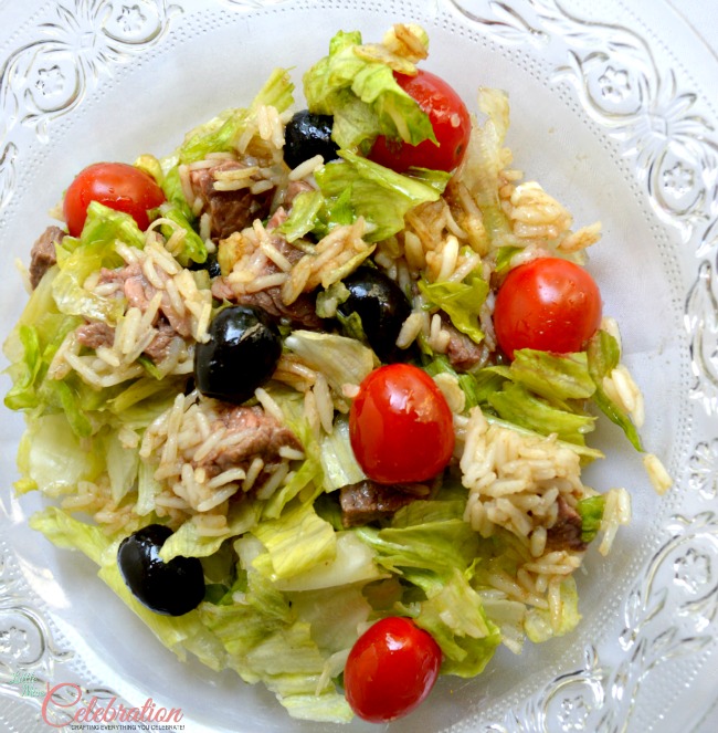 Basmati & Sirloin Salad with Cumin Balsamic Vinaigrette