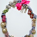 Easy and Pretty Wreath Jewelry Holder