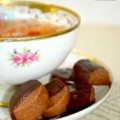 Double Chocolate Shortbread Bites, a perfect little one-bite chocolate treat! By Little Miss Celebration, guest posting at It Bakes Me Happy