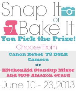 Snap It or Bake It Giveway!