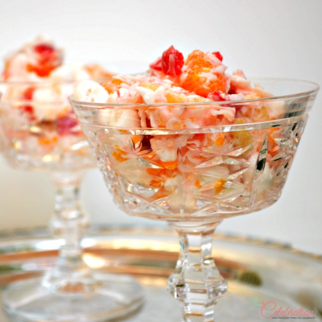 "Francesca" aka ambrosia - a super easy and delicious dessert perfect for summer! Little Miss Celebration @CindyEikenberg