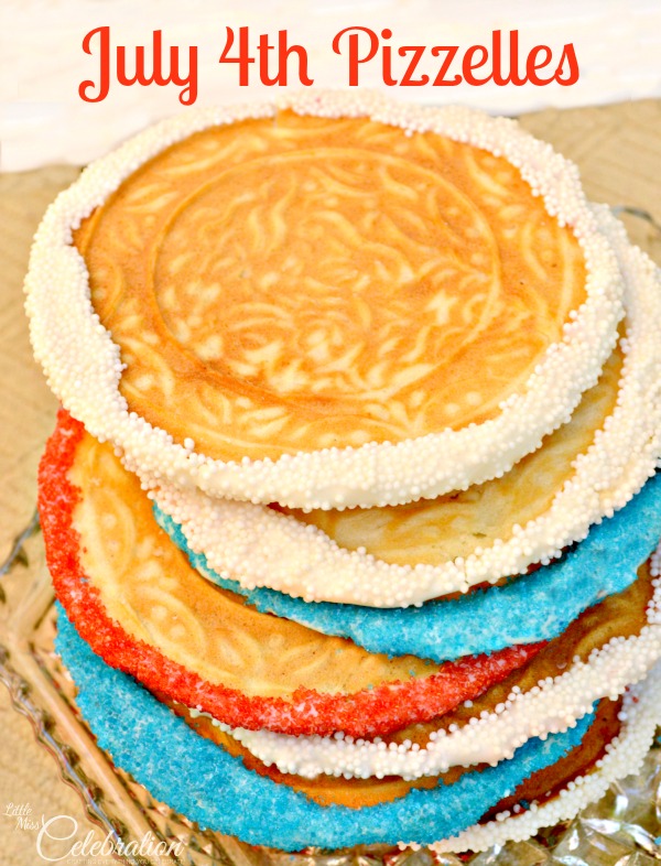 July 4th Pizzelles
