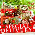 Fruit Crate Gift Carrier - part of the Christmas in July series plus a $100 giveaway at Little Miss Celebration @Cindy Eikenberg
