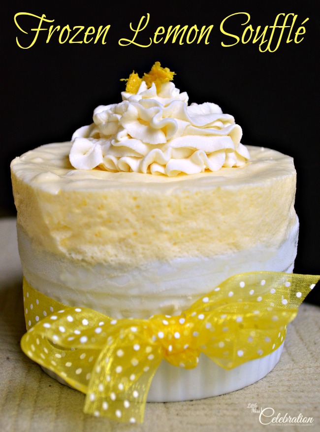 Frozen Lemon Soufflé and A Happy Announcement!