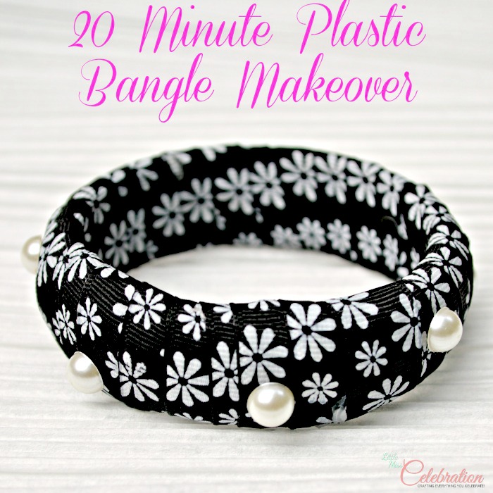 20 Minute Plastic Bangle Makeover