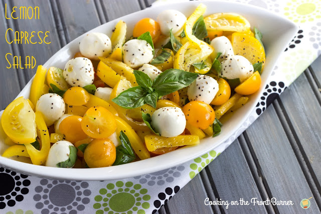 Lemon Caprese Salad {Guest Post from Cooking on the Front Burner}