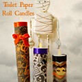 Halloween Toilet Paper Roll "Candles" - fun, fast and cheap! #crafts #Halloween