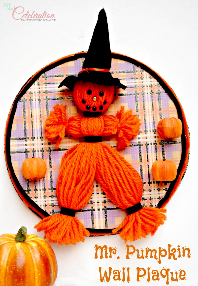 Mr. Pumpkin Wall Plaque