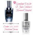 Genefique Day to support St. Jude Children's Research Hospital on October 25, a day when beauty gives back.