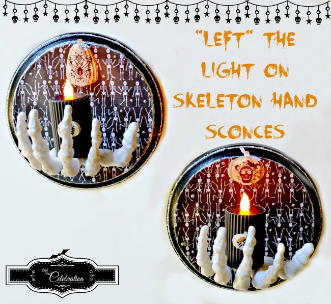 “Left” The Light On Skeleton Hand Sconces