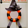 A little quirky, whimsical and fun! It's A Trick for a Treat Halloween Wreath at littlemisscelebration.com #halloween