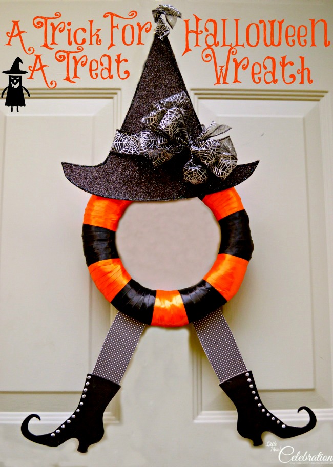 A Trick For A Treat Halloween Wreath