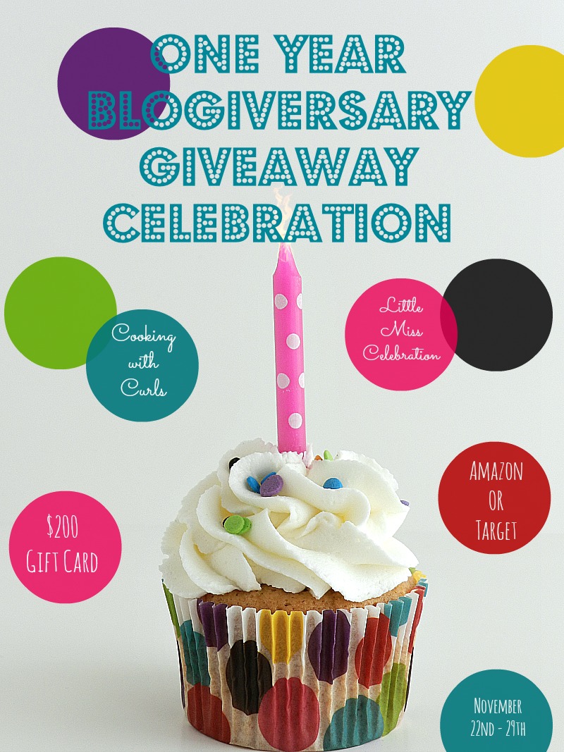 Double One Year Blogiversary Giveaway Celebration!