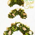 Fun, easy and beautiful Floating Foam Wall Tree, part of "Foam for the Holidays" from Little Miss Celebration