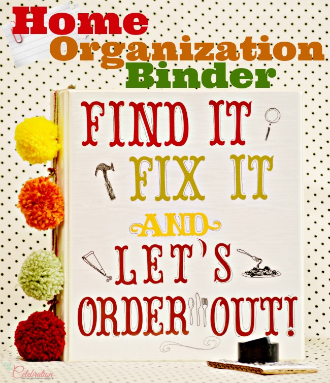 Home Organization Binder