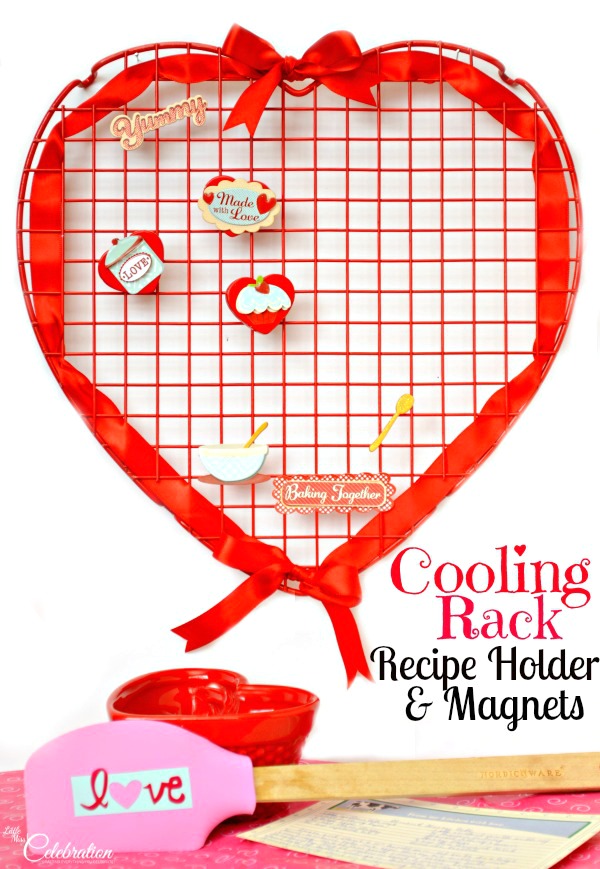 Cooling Rack Recipe Holder & Magnets