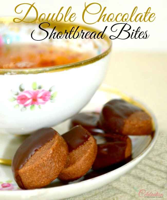 Double Chocolate Shortbread Bites