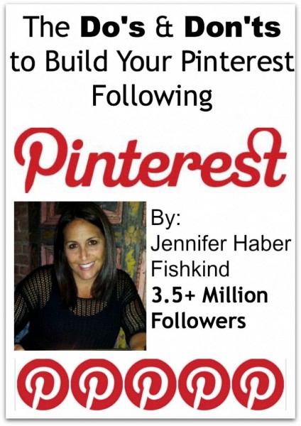 The Do's and Don'ts to Build Your Pinterest Following from Princess Pinky Girl