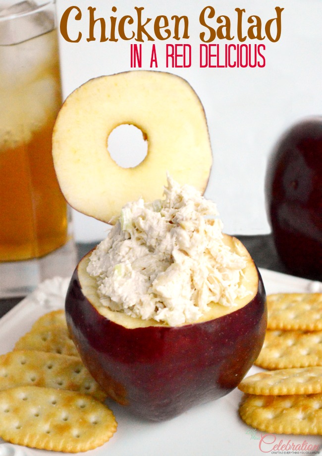 Chicken Salad In A Red Delicious