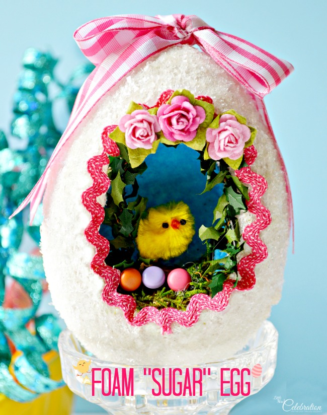 DIY Foam “Sugar” Egg