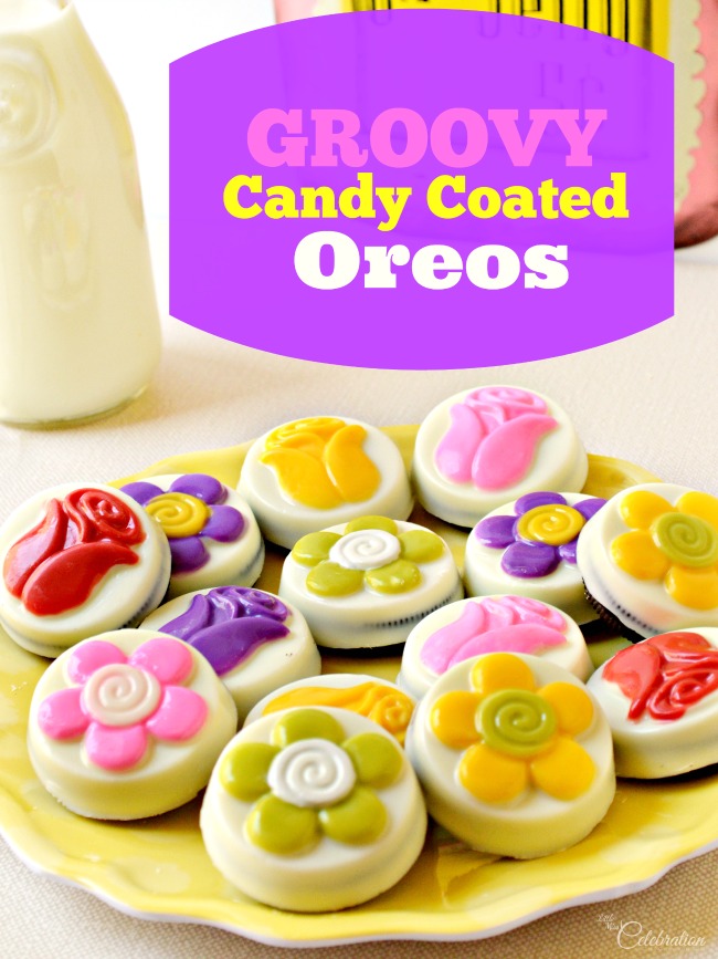 Groovy Candy Coated Oreos