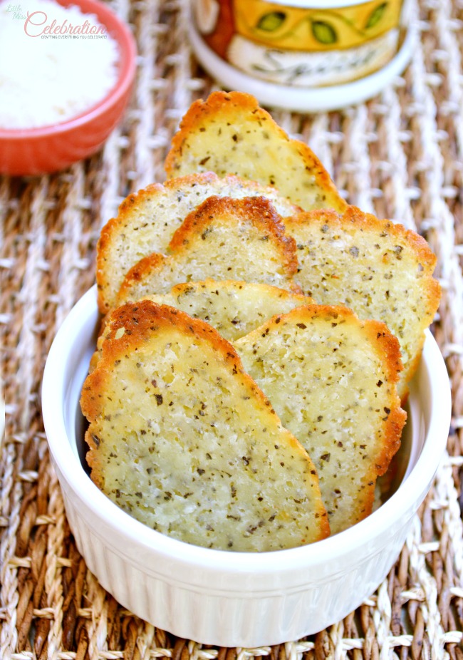 Parmesan, Garlic & Basil Savory Cookies