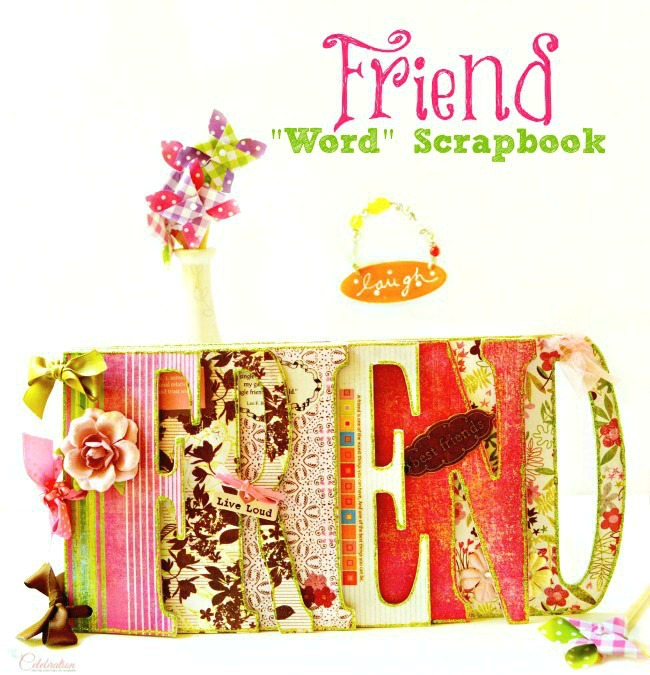 Friend Word Scrapbook