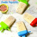 Vanilla Sugar Cookie Popsicles - a Christmas in July treat that's both frosty & warm! At Little Miss Celebration