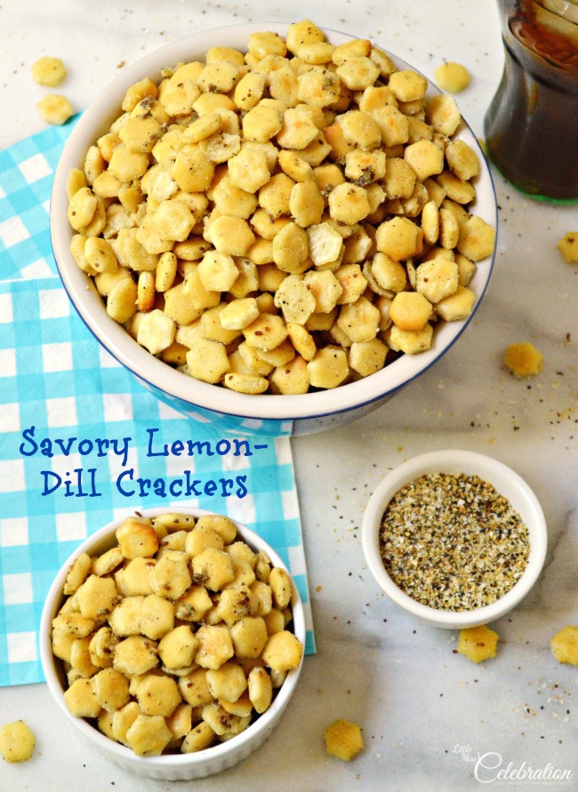 Savory Lemon-Dill Crackers