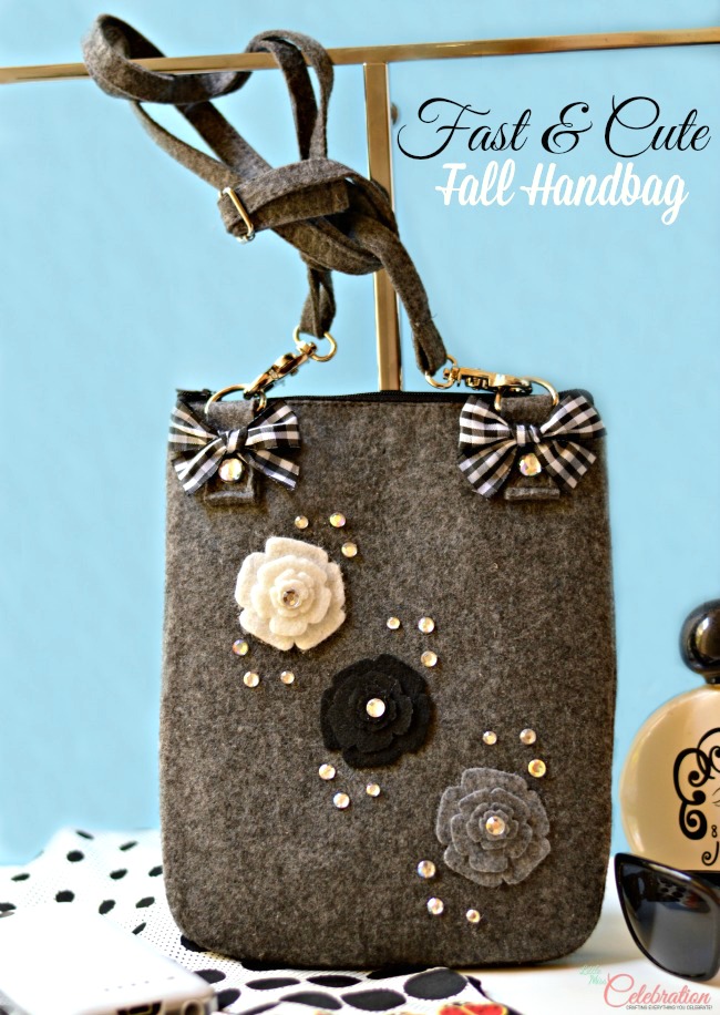 Make a Fast & Cute Fall Handbag!