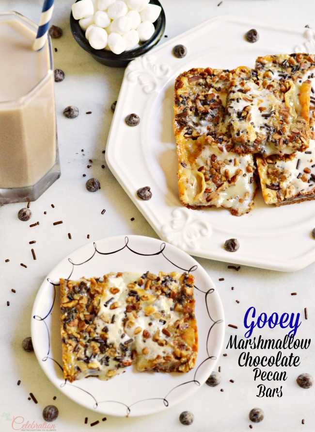 Marshmallow Chocolate Pecan Bars
