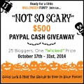 Not So Scary $500 Paypal Cash Giveaway at littlemisscelebration.com