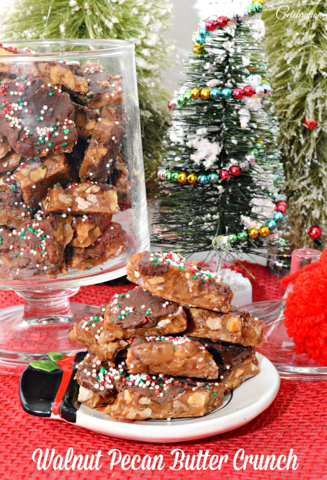 Walnut Pecan Butter Crunch