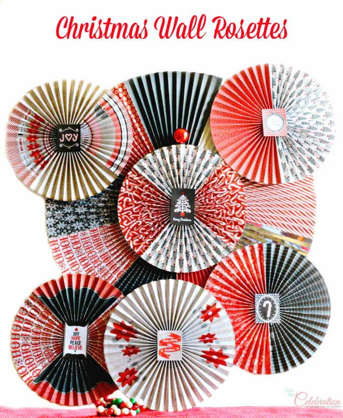 Christmas Wall Rosettes