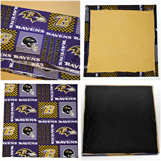 Turn an old picture frame into a fun football tray that celebrates your home team spirit! Great DIY gift idea for the football lover! At littlemisscelebration.com